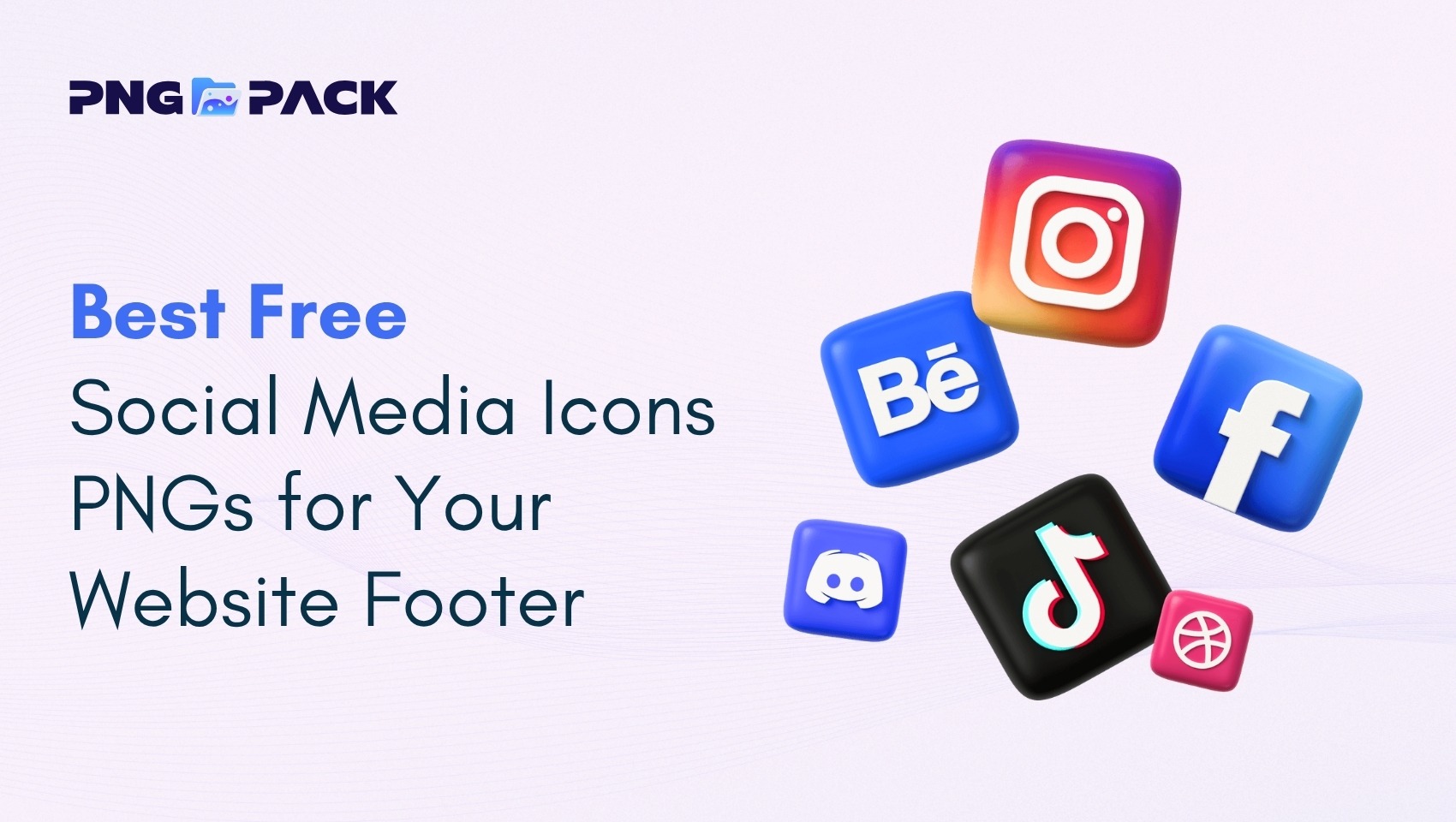Best Free Social Media Icons PNGs for Your Website Footer