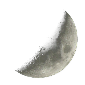 Realistic Half Moon PNG