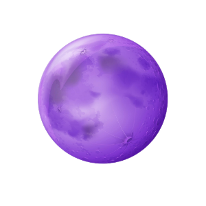 Aesthetic Purple Full Moon PNG